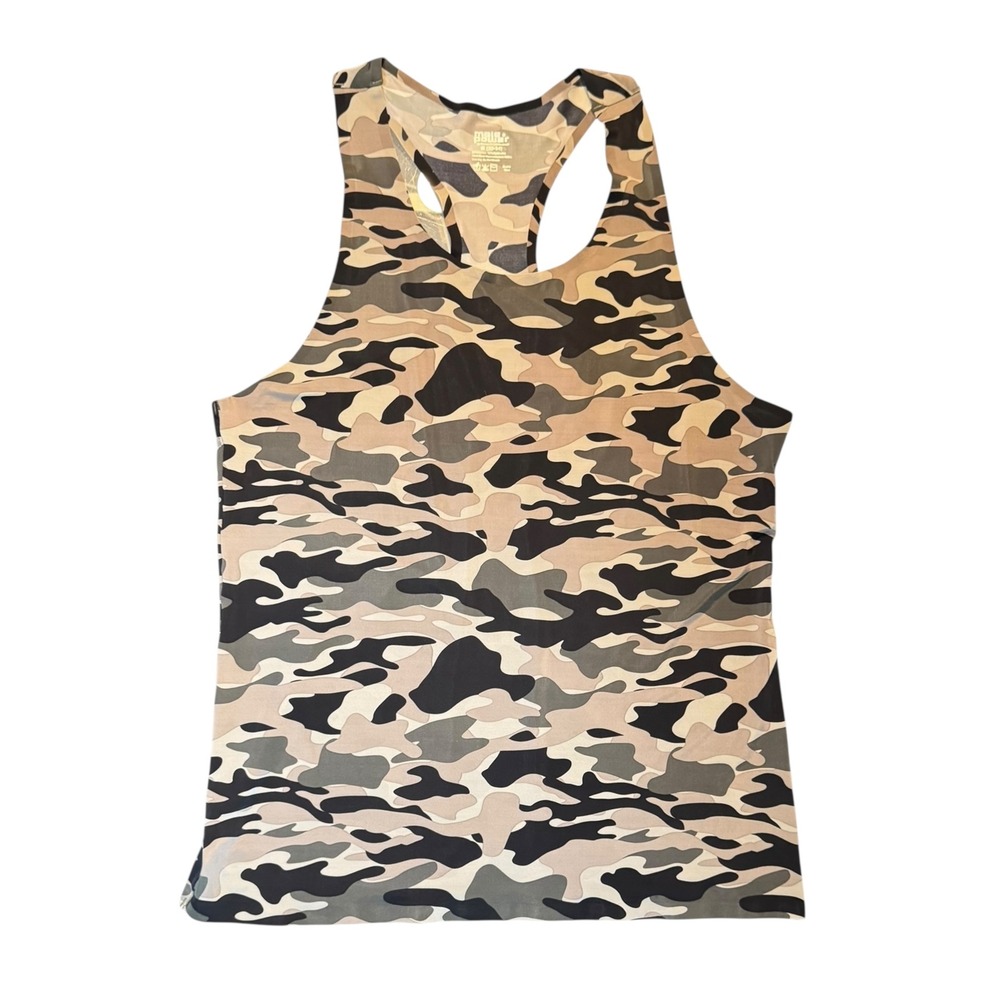 4/$40 Male Power Camo Razor Back Tank‎ Top Men's